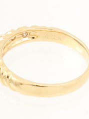 18Kダイヤモンドデザインリング ゴールド #17