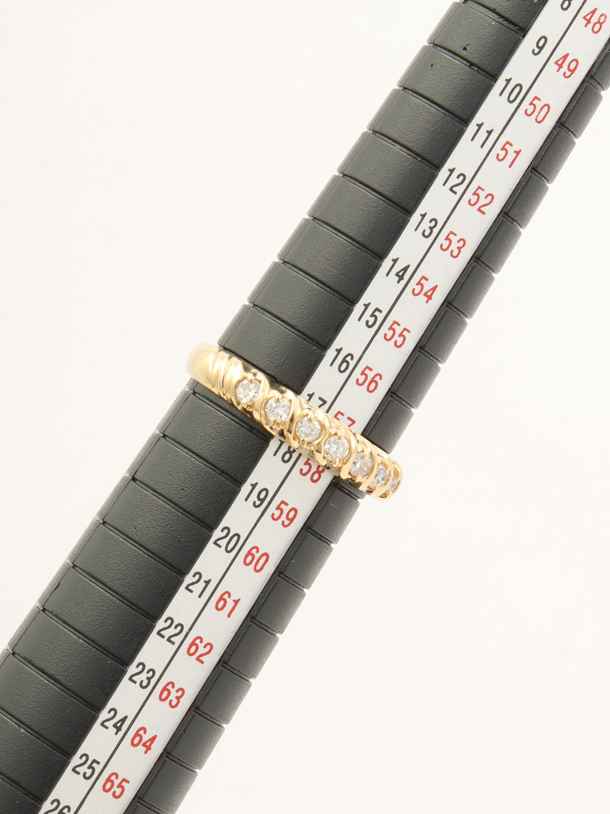 18Kダイヤモンドデザインリング ゴールド #17