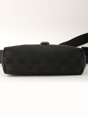 キャンバスGGパターンボディバッグ ブラック