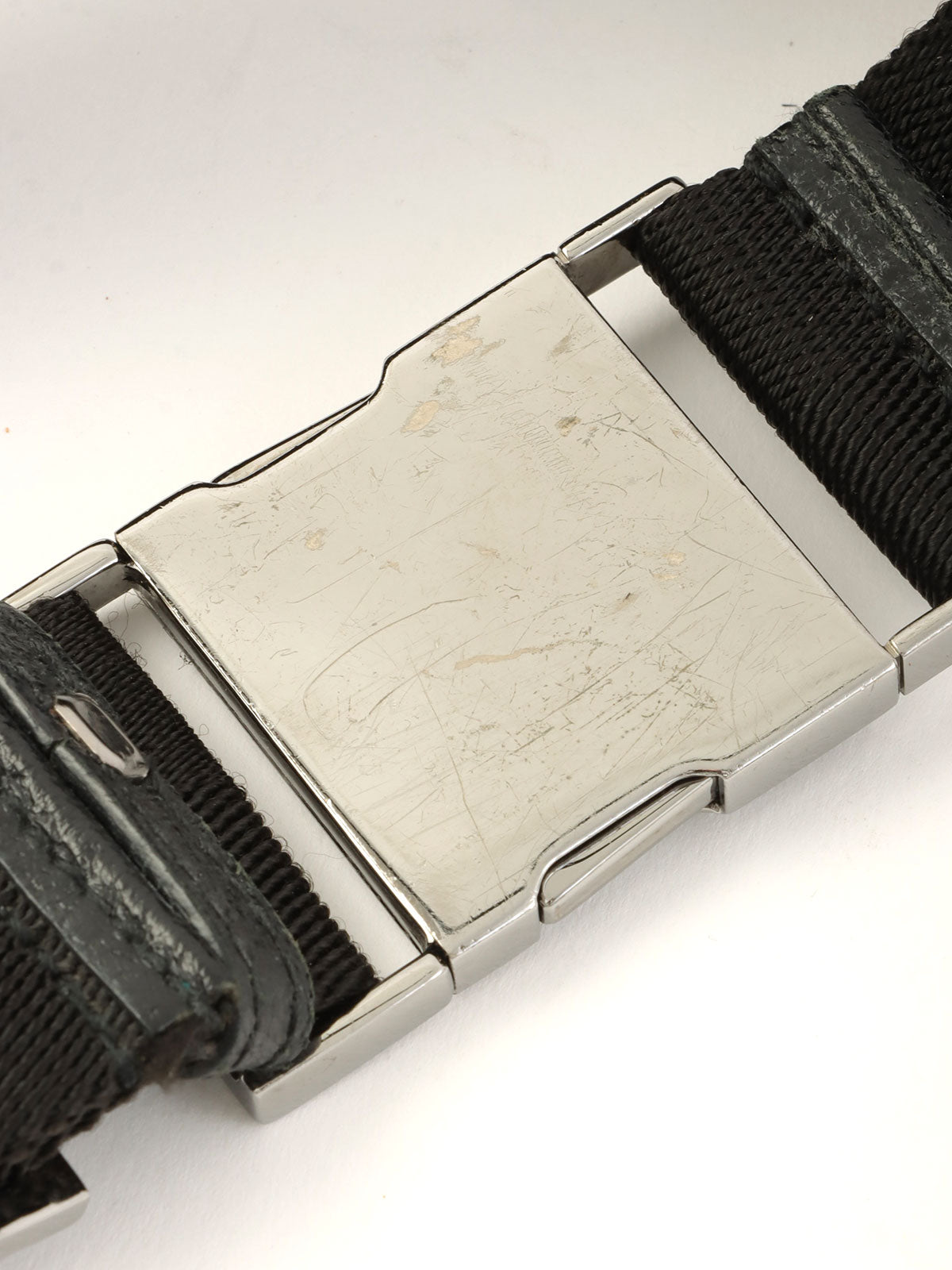 キャンバスGGパターンボディバッグ ブラック