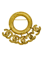 1994年製 サークル5CCマークスウィングブローチ ゴールド