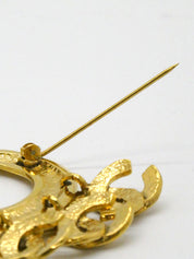 1994年製 サークル5CCマークスウィングブローチ ゴールド