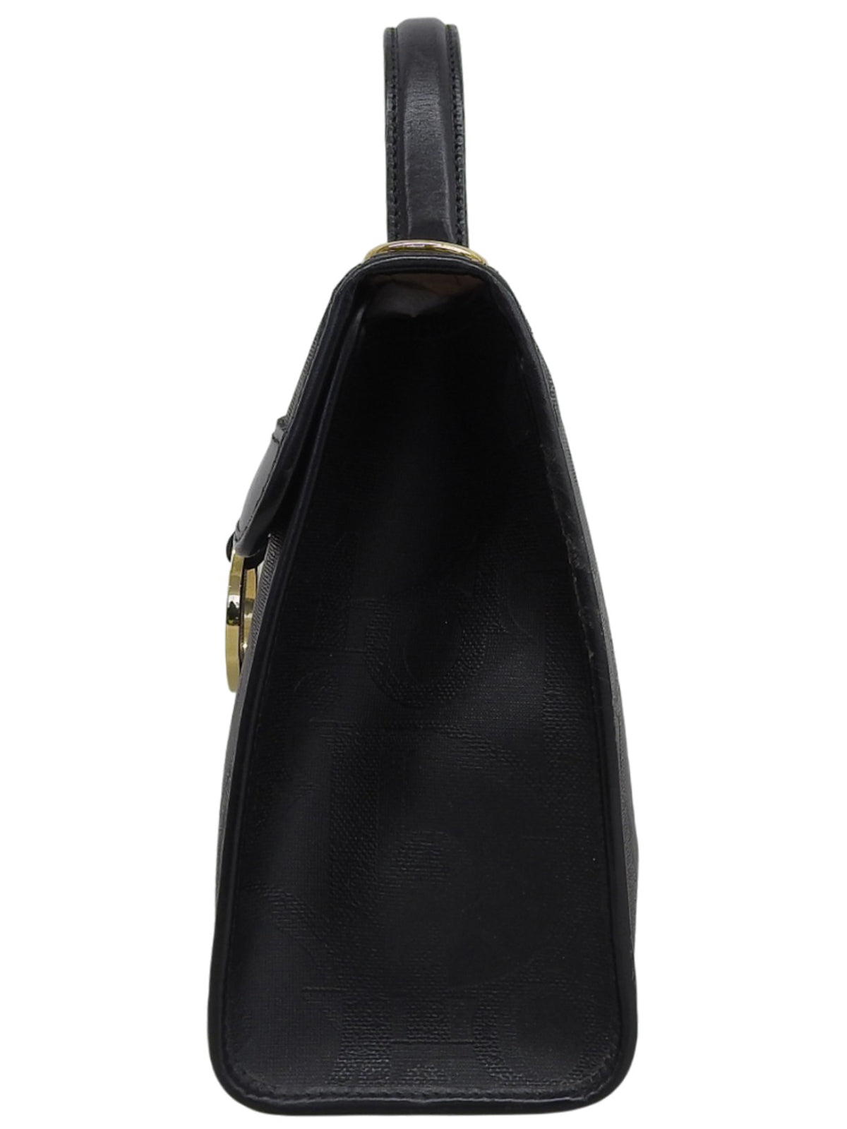 Trotter Pattern Logo Plate 2-Way Bag Black