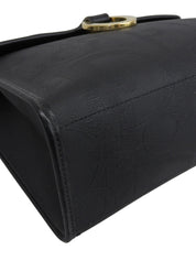 Trotter Pattern Logo Plate 2-Way Bag Black