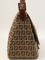 FF 西葫芦图案米色单肩包