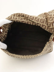 FF 西葫芦图案米色单肩包