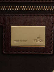 FF 西葫芦图案米色单肩包