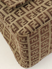 FF 西葫芦图案米色单肩包