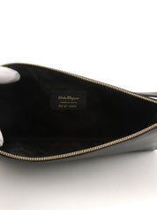 Gancini Plate 单肩包（黑色）