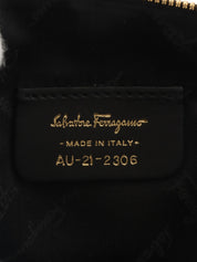 Gancini Plate 单肩包（黑色）