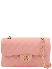2004年頃製 キャビアスキンクラシックフラップチェーンバック23cm ピンク
