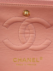 2004年頃製 キャビアスキンクラシックフラップチェーンバック23cm ピンク