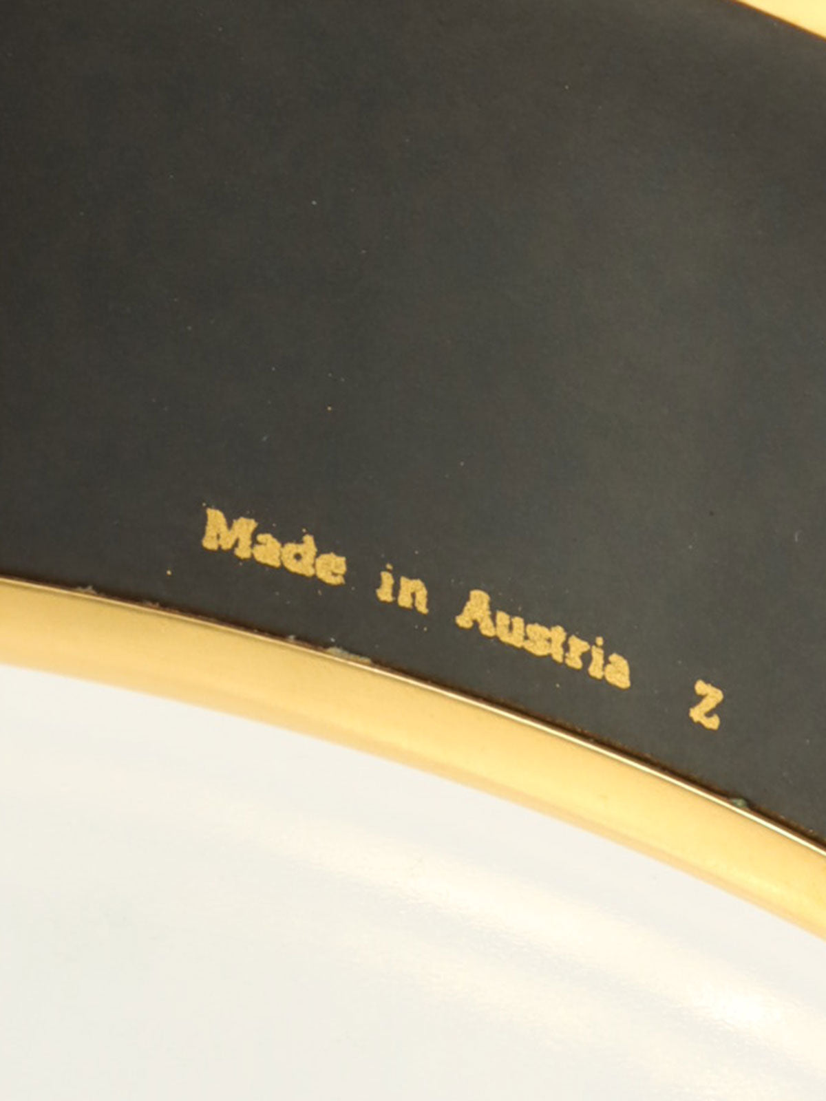 エマイユバングルGM ゴールド/ブラウン/ホワイト