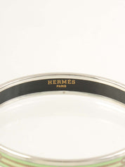 エマイユバングルPM グリーン/シルバー