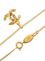 デザインミニCCマークネックレス ゴールド