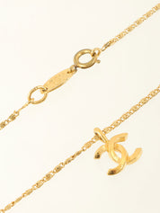 CCマークプレートネックレス ゴールド