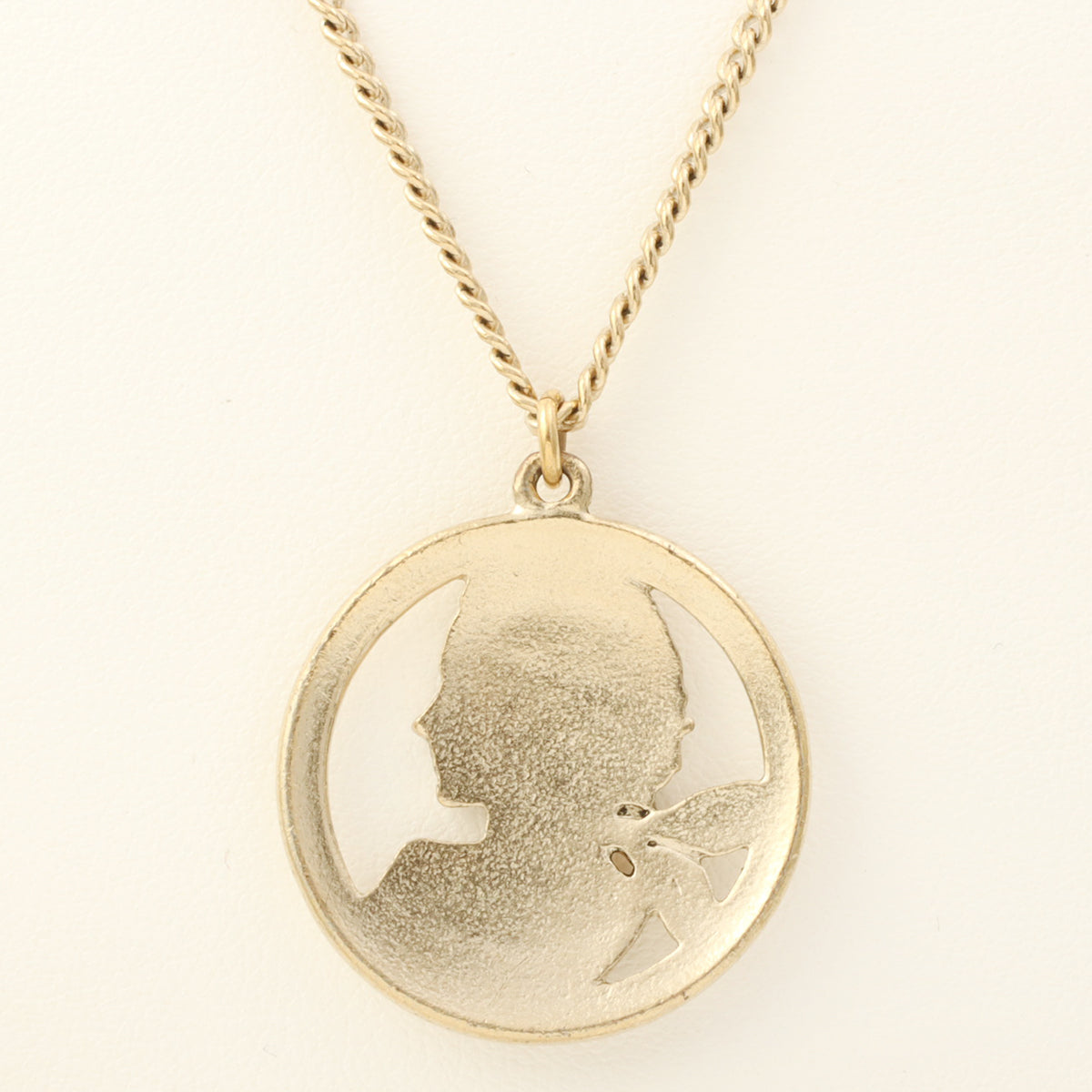 2014 Mademoiselle CC Mark Necklace, Champagne Gold