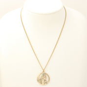 2014 Mademoiselle CC Mark Necklace, Champagne Gold