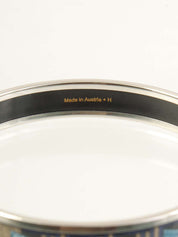 エマイユバングルPM シルバー/ネイビー/ブルー