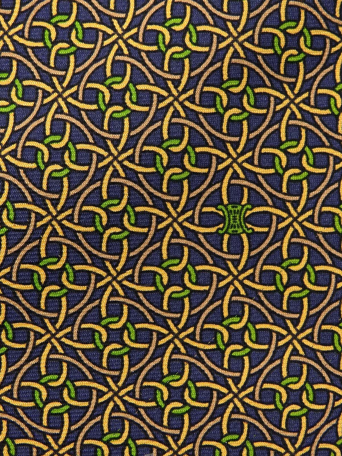 マルチパターンネクタイ ネイビー/グリーン/ブラウン