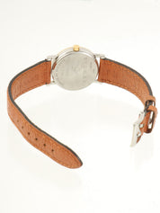 18K Bvlgari Watch in Gold/Silver/Brown