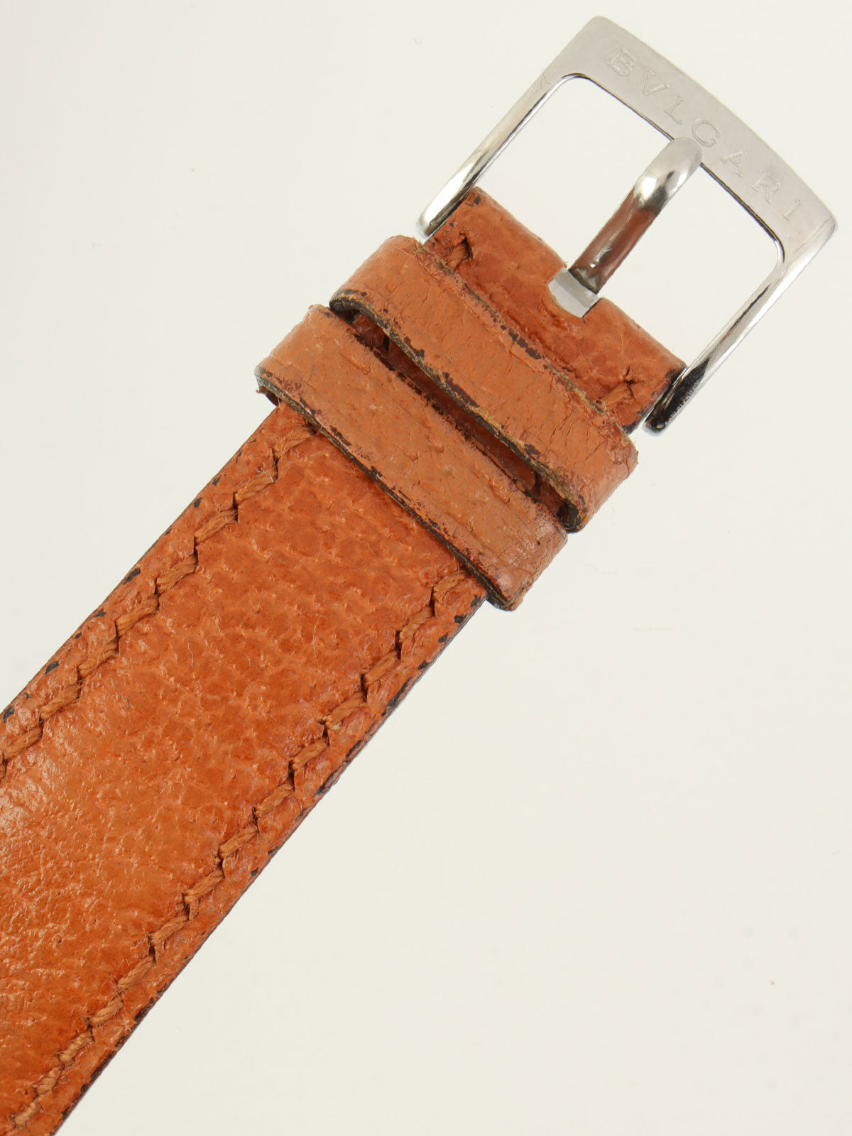 宝格丽18K金腕表，金/银/棕色