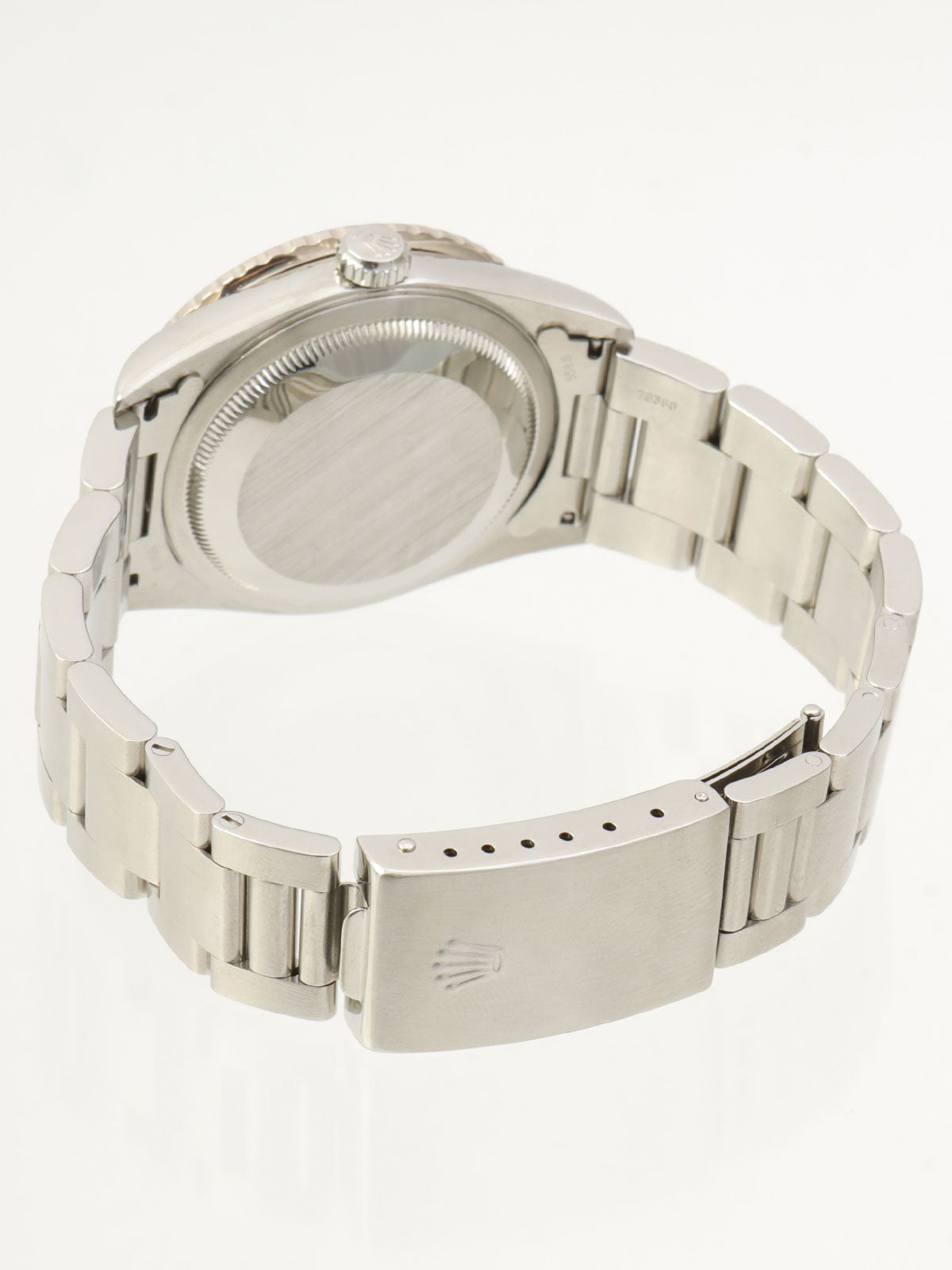 2002年頃製 10Pダイヤモンドオイスターパーペチュアルデイトジャスト 36mm 16264G Y番 自動巻き シルバー
