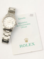 2002年頃製 10Pダイヤモンドオイスターパーペチュアルデイトジャスト 36mm 16264G Y番 自動巻き シルバー