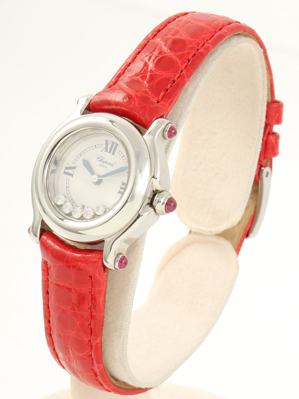 快乐运动手表 银/红色