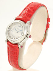 快乐运动手表 银/红色