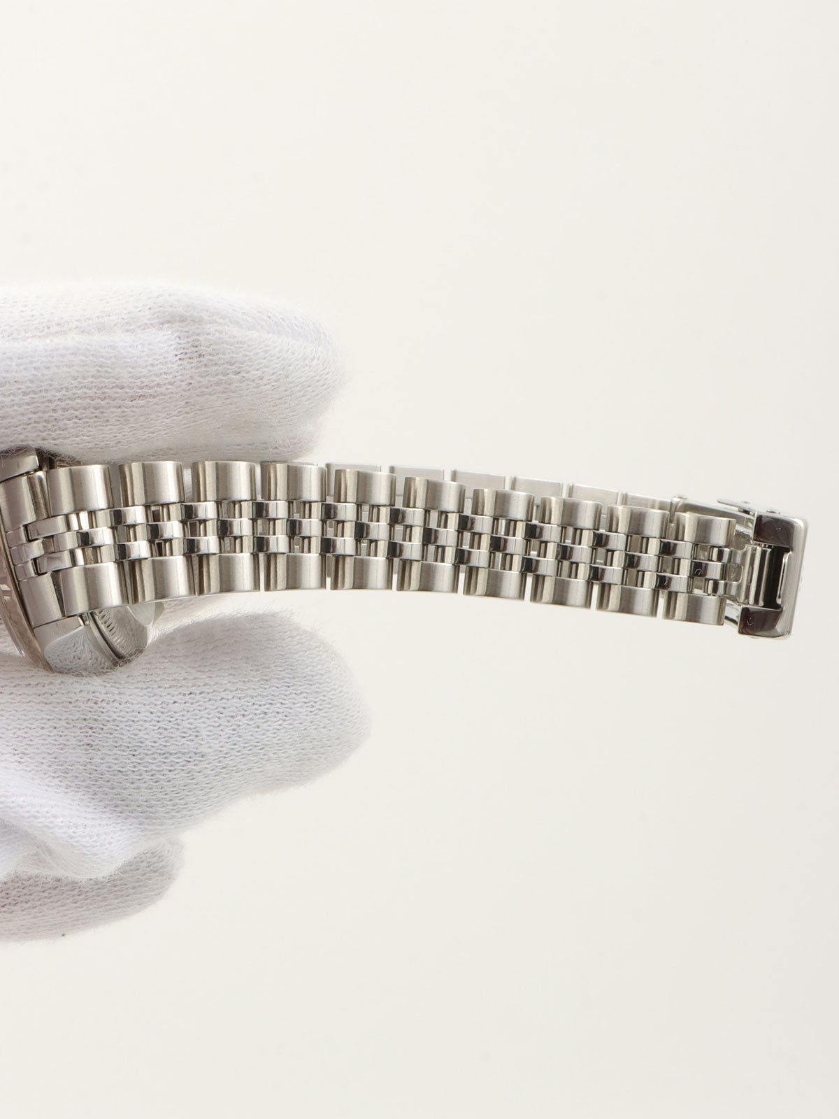 蚝式恒动日历型银质腕表，约2002年