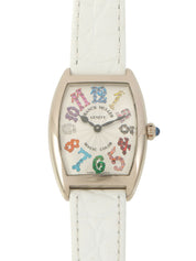 18K Tonneau Curvex 银/白色