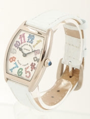 18K Tonneau Curvex 银/白色