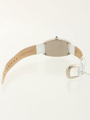 18K Tonneau Curvex 银/白色