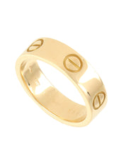 18K Yellow Gold Love Ring