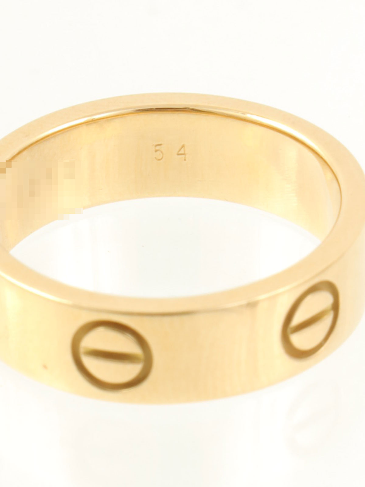18K Yellow Gold Love Ring