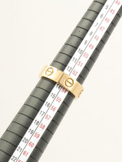 18K Yellow Gold Love Ring