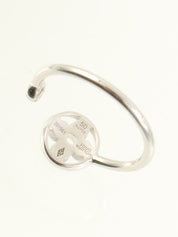 18Kダイヤモンドバーグモノグラムイディールリング ゴールド