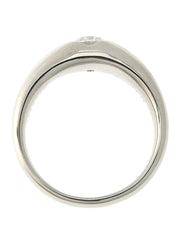 Platinum Diamond Ring #55 Silver