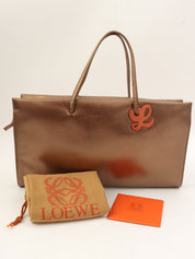 Anagram Plate Handbag Bronze
