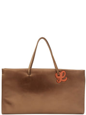 Anagram Plate Handbag Bronze