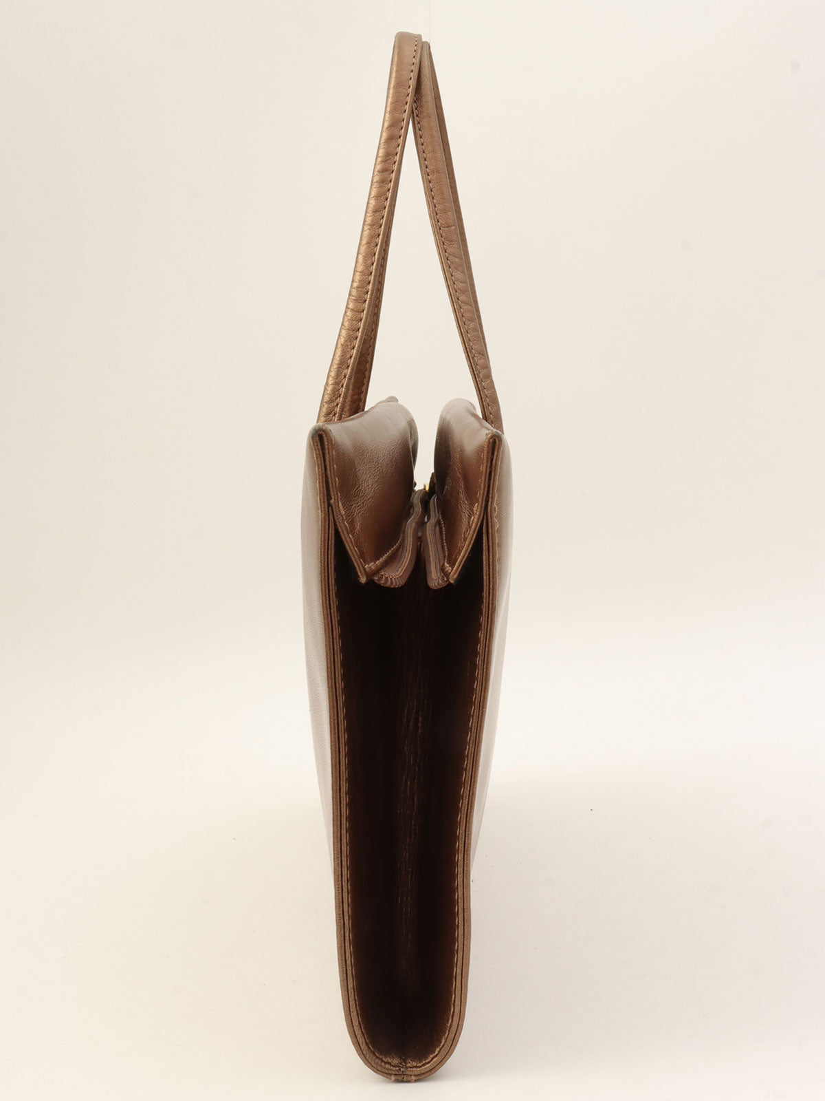 Anagram Plate Handbag Bronze