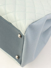 2013年出品，Matelasse Stitch Mademoiselle链条单肩包，浅蓝色