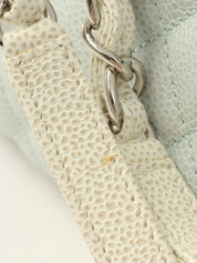 2013年出品，Matelasse Stitch Mademoiselle链条单肩包，浅蓝色