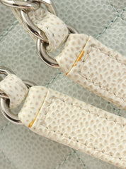 2013年出品，Matelasse Stitch Mademoiselle链条单肩包，浅蓝色