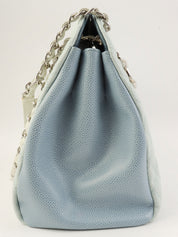 2013年出品，Matelasse Stitch Mademoiselle链条单肩包，浅蓝色