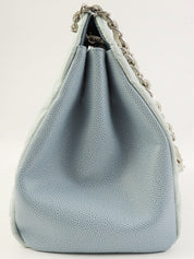 2013年出品，Matelasse Stitch Mademoiselle链条单肩包，浅蓝色