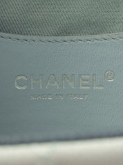 2013年出品，Matelasse Stitch Mademoiselle链条单肩包，浅蓝色