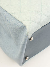 2013年出品，Matelasse Stitch Mademoiselle链条单肩包，浅蓝色