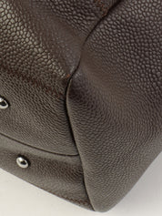 2004 Chocolate Bar Logo Plate Handbag, Brown
